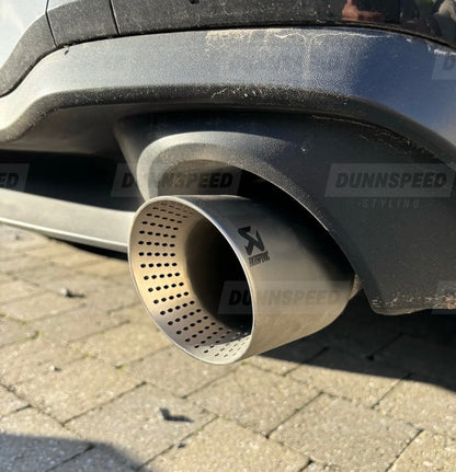 Akrapović 4” Exhaust Tips - Brushed Silver