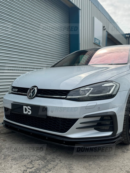 MK7/MK7.5 Volswagen Golf GTI / GTD / R / R-Line Front Splitter Lip 2013-2019