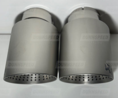 Akrapović 4” Exhaust Tips - Brushed Silver