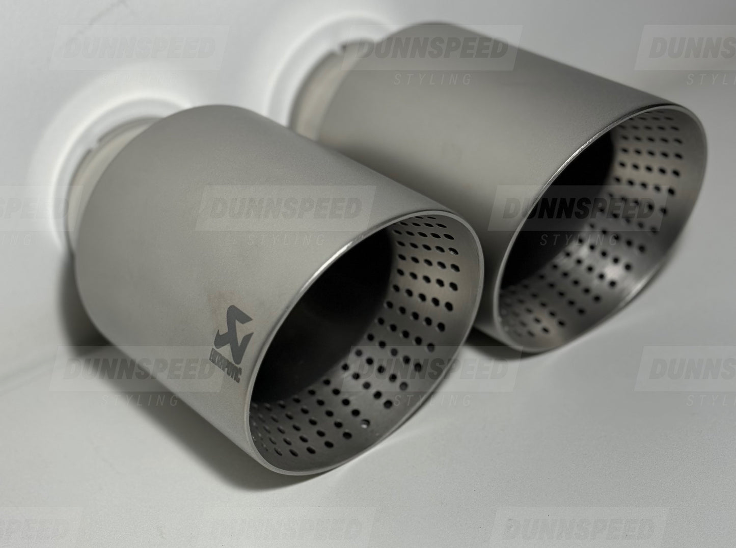 Akrapović 4” Exhaust Tips - Brushed Silver