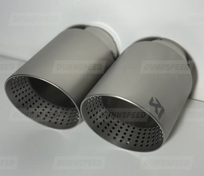 Akrapović 4” Exhaust Tips - Brushed Silver