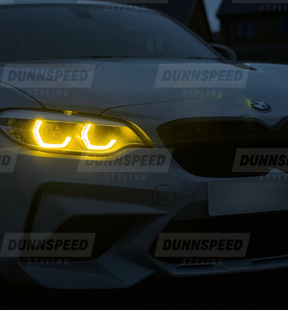 BMW F87 M2 Yellow DRL Modules