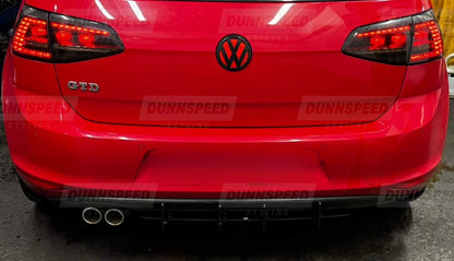 MK7 VW Golf GTD Rear Diffuser Extension