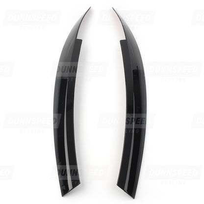 Volkswagen Scirocco Headlight Eyebrows 08-17 Glossy Black