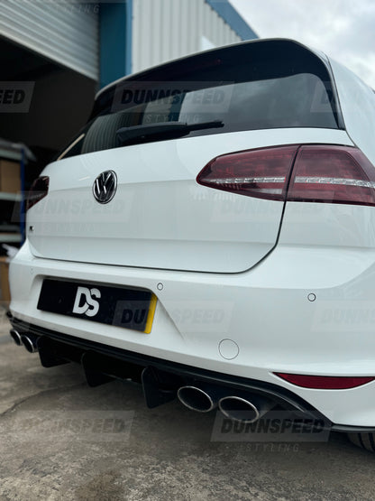 MK7 VW Golf R Rear Diffuser 2013-2016 - Volkswagen