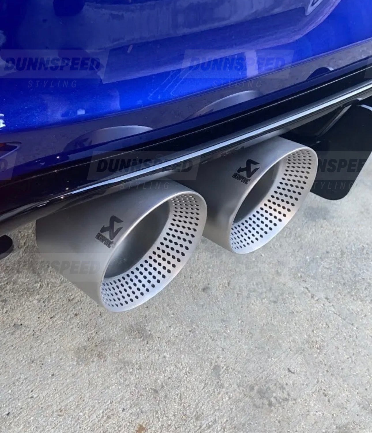 Akrapović 4” Exhaust Tips - Brushed Silver