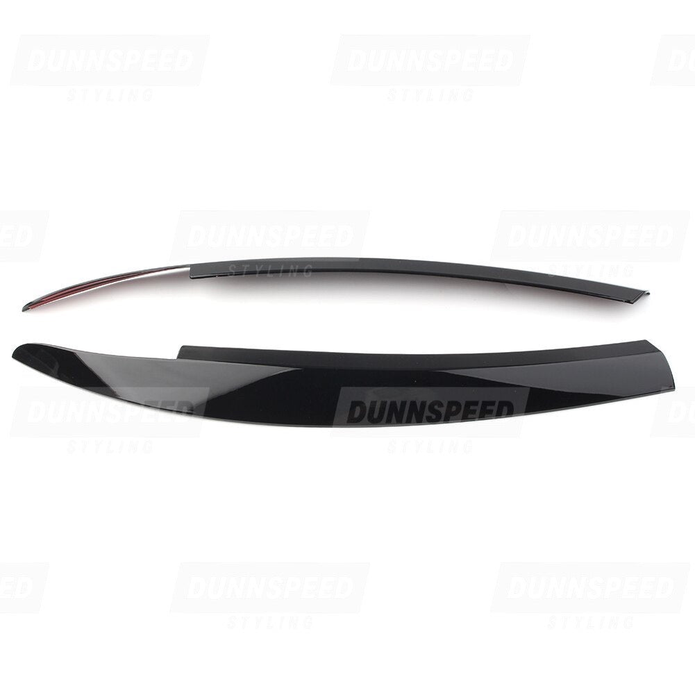 Volkswagen Scirocco Headlight Eyebrows 08-17 Glossy Black