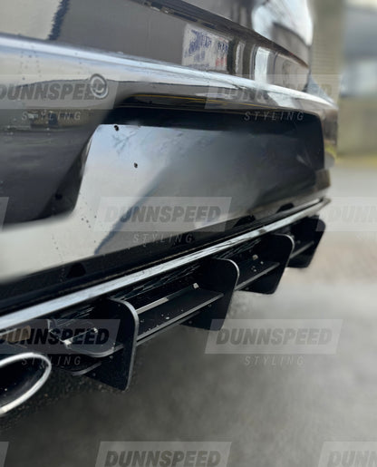 MK7.5 VW Golf R Rear Blade Diffuser