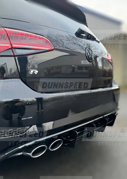 MK7.5 VW Golf R Rear Blade Diffuser