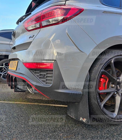 Hyundai I30N MK3 Rear Finned Diffuser FL 2020+