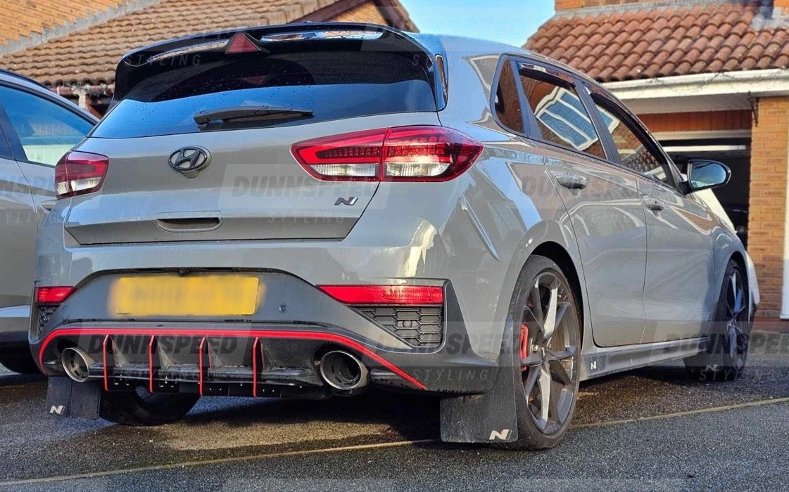 Hyundai I30N MK3 Rear Finned Diffuser FL 2020+