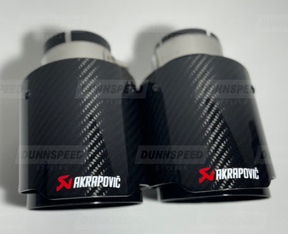 Carbon Fibre Akrapović Exhaust Tips