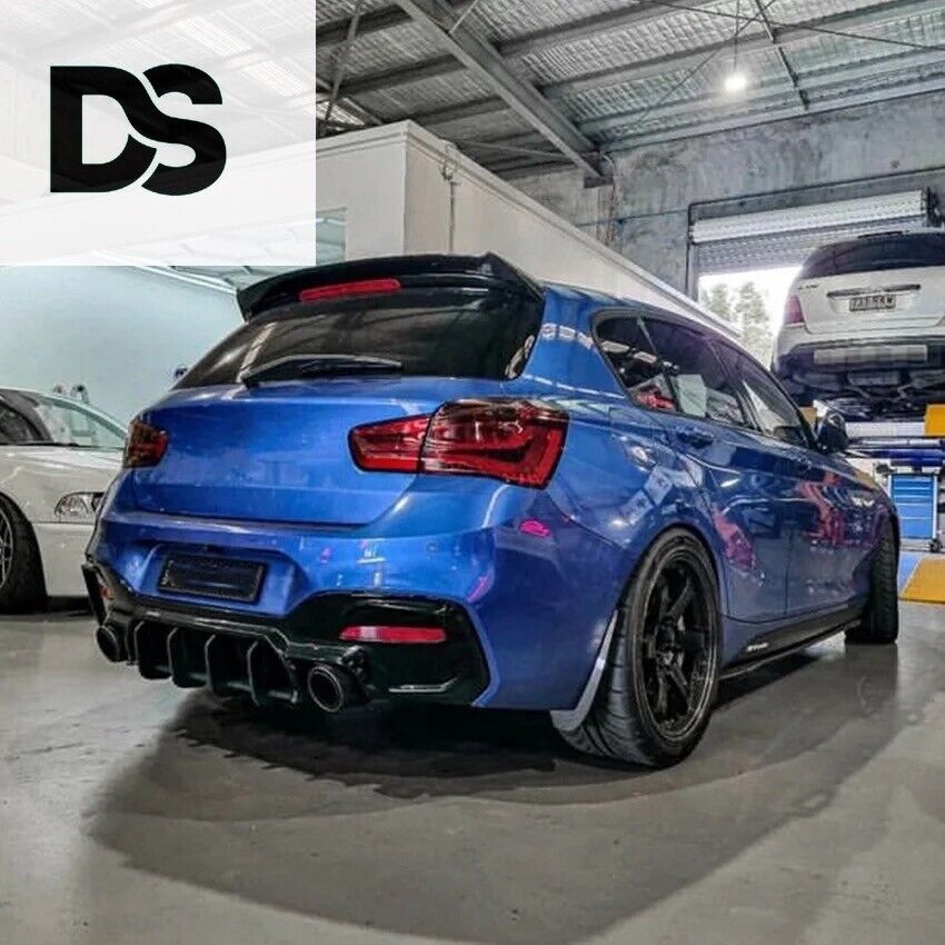 BMW F20 1 Series M135i M140i LCI Rear Finned Diffuser Extension 2015-2019