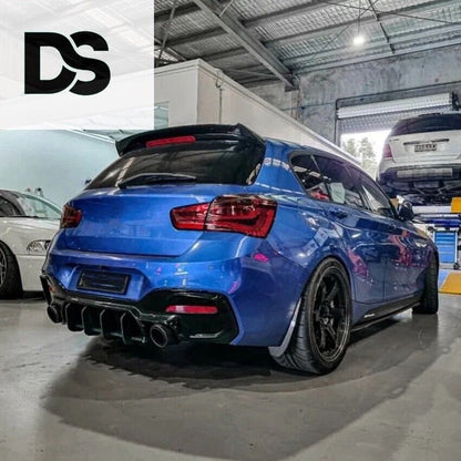 BMW F20 1 Series M135i M140i LCI Rear Finned Diffuser Extension 2015-2019