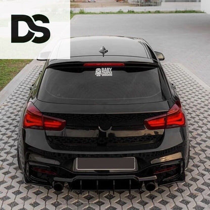 BMW F20 1 Series M135i M140i LCI Rear Finned Diffuser Extension 2015-2019