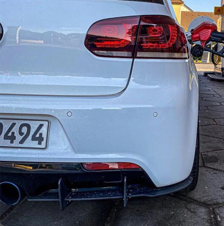 MK6 VW Golf R 20 Rear Finned Diffuser