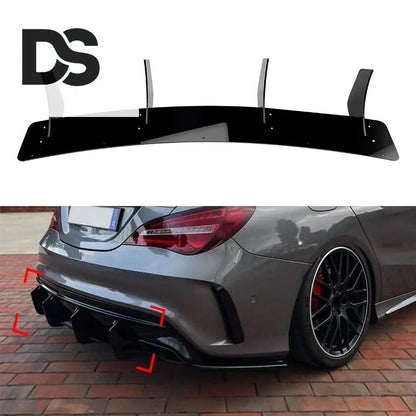 Mercedes-Benz CLA45 Rear Finned Diffuser 2016-2019