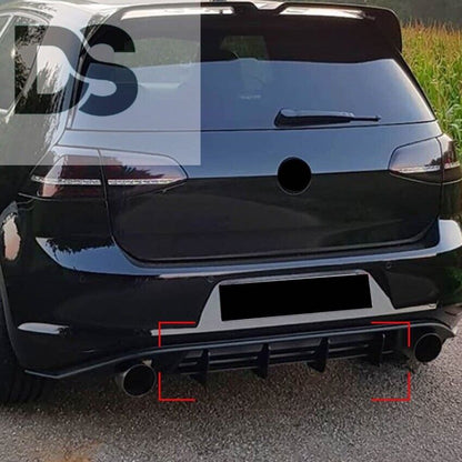 MK7 VW Golf GTI Rear Diffuser Extension