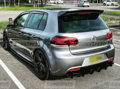 MK6 VW Golf R GTI GTD Osir Style Gloss Black Boot Spoiler 2008-2012