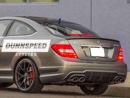 Mercedes-Benz C Class W204 Rear Spoiler Lip Extension