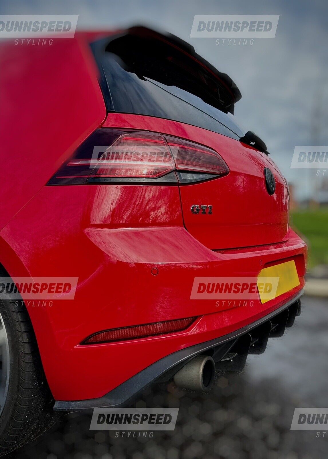 MK7.5 VW Golf GTI Rear Diffuser Extension