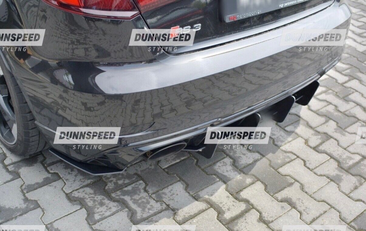 Audi RS3 8V Sportback Rear Blade Diffuser 2017-2020 Body Kit Spoiler Hatchback