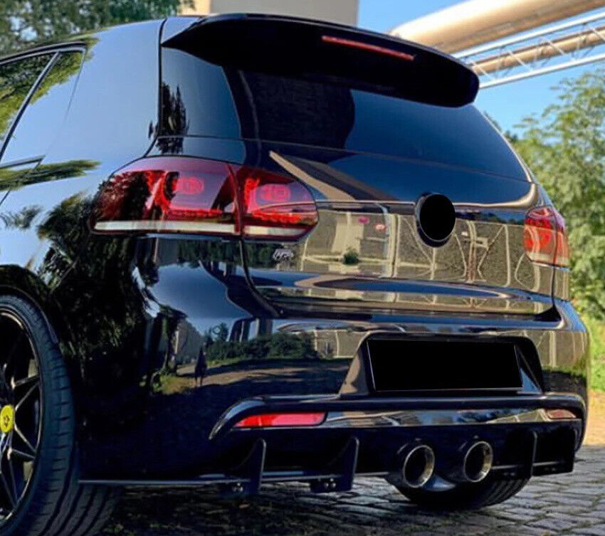 MK6 VW Golf R 20 Rear Finned Diffuser