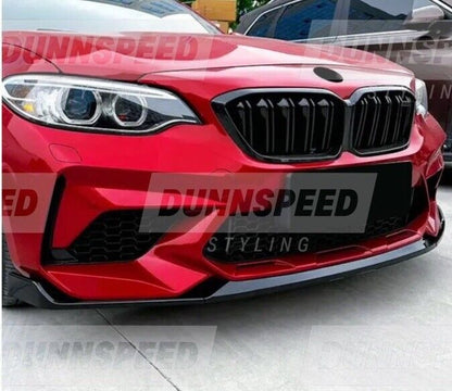 BMW M2 F87 Front Splitter (3 Peice) 2016-2019